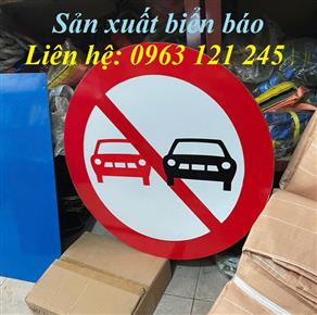 Biển báo P.125 cấm vượt