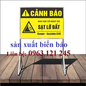 Biển cảnh báo sạt lở đất