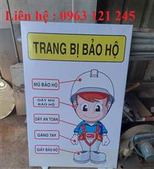 Biển báo trang bị bảo hộ lao động
