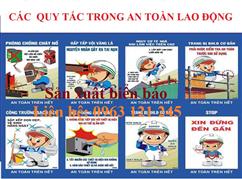 Biển báo quy tắc an toàn lao động