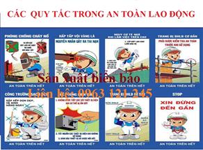 Biển báo quy tắc an toàn lao động