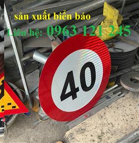 Biển báo giao thông tốc độ tối đa