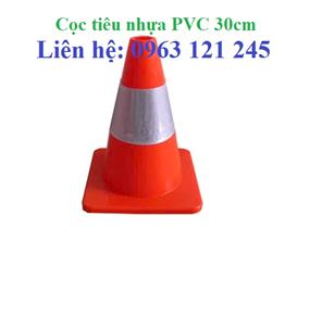 Cọc tiêu nhựa PVC 30cm
