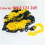Dây xích nhựa vàng đen