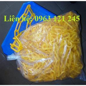 Dây xích nhựa màu vàng