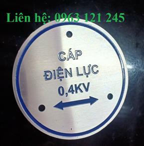 Mốc báo cáp điện lực 0.4kv inox