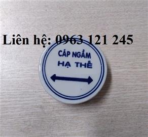 Mốc cảnh báo cáp ngầm hạ thế