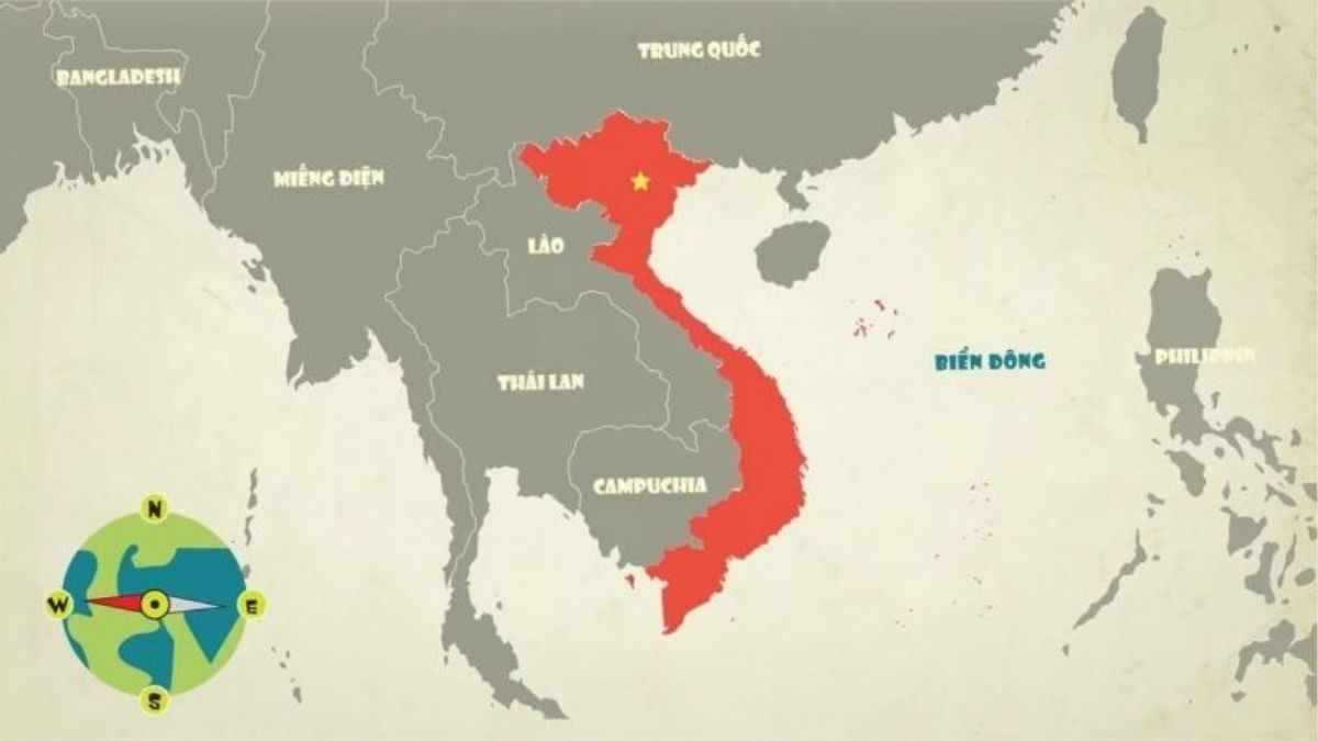 Vị trí địa lý của nước ta
