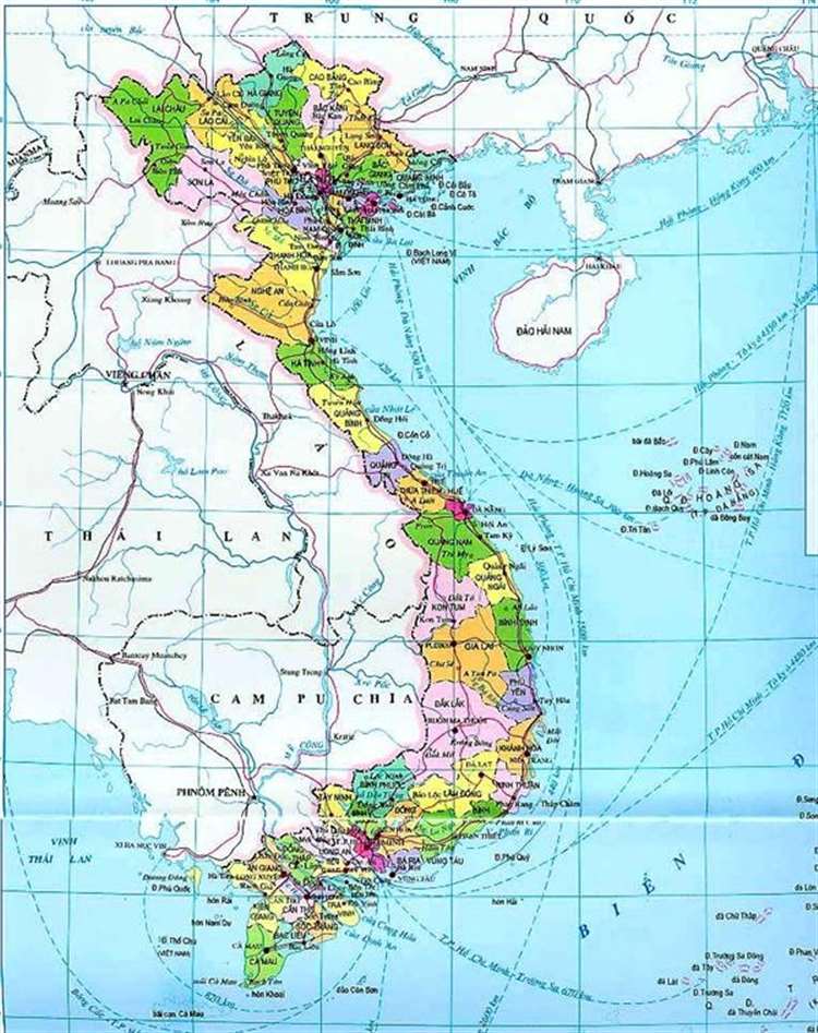 Vị trí địa lý của nước ta