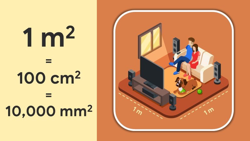 1m2 bằng bao nhiêu cm2