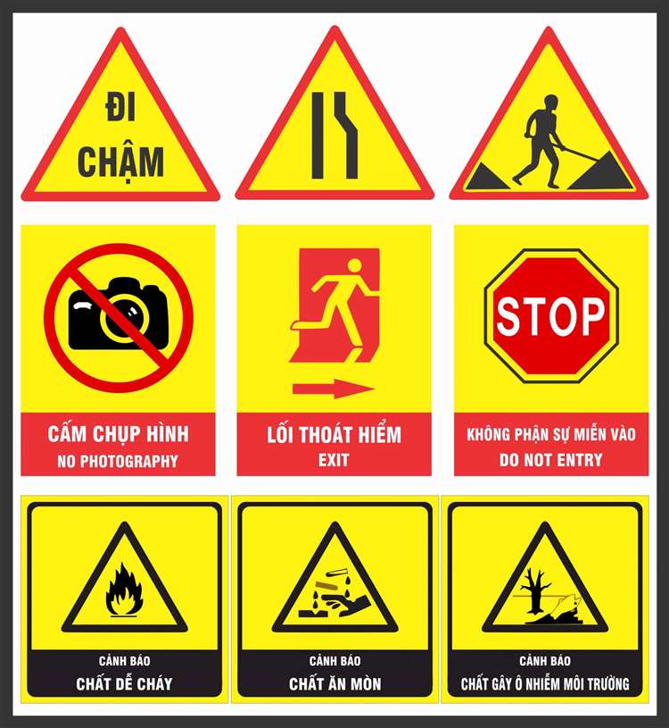 Biển báo an toàn xây dựng